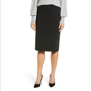 HALOGEN ponte midi pencil skirt business attire
